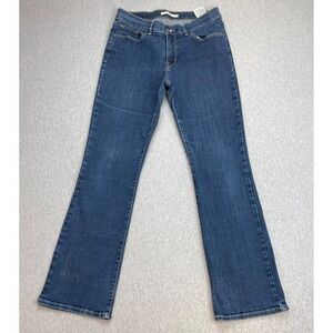 Levis Jeans‎ Womens 6M (28x32) Blue Cotton Blend Stretch Classic Boot